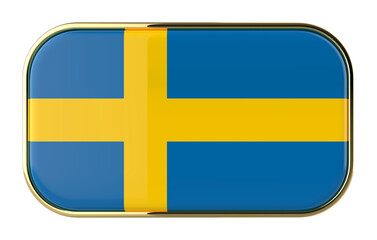 Sweden Flag 3D icon
