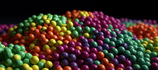 Fototapeta na wymiar colorful circle balls 57