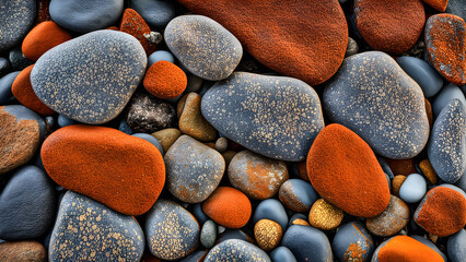 Background composed of pebbles
 - obrazy, fototapety, plakaty