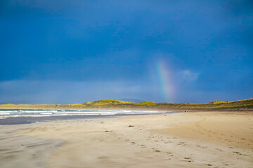Narin Strand is a beautiful large blue flag beach in Portnoo, County Donegal - Ireland