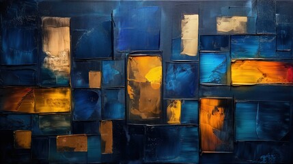 Luminous Serenity. A Tranquil Abstract Sunset Over Water