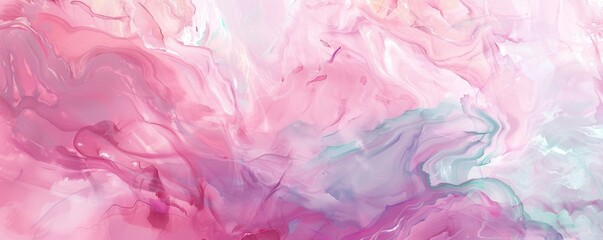 Fototapeta premium Abstract pink and turquoise marble texture