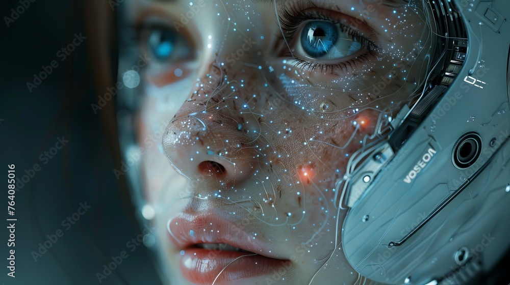 Poster concept of artificial intelligence (ai).