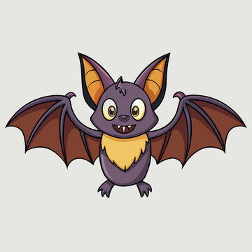 bat vector cartoon illustration