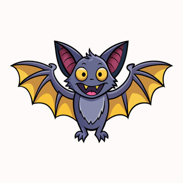 bat vector cartoon illustration