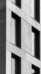 Fototapeta premium Abstract view of modern building facade