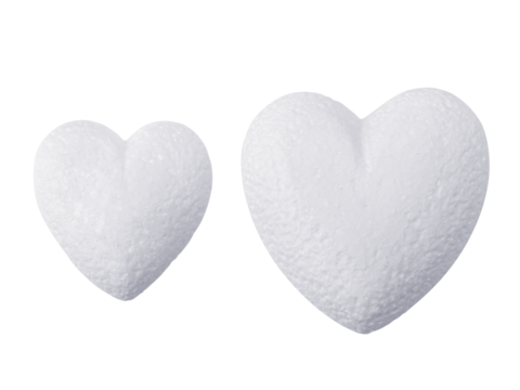 Heart foamHeart foam, transparent background