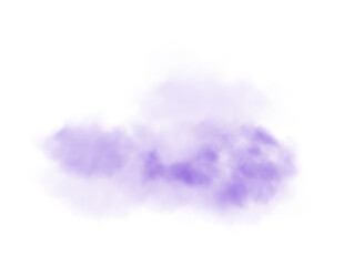 Naklejka premium Purple smog clouds on floor. Fog or smoke. Isolated transparent special effect. Morning fog over land or water surface. Magic haze. PNG. 