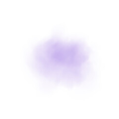 Purple smog clouds on floor. Fog or smoke. Isolated transparent special effect. Morning fog over land or water surface. Magic haze. PNG.
