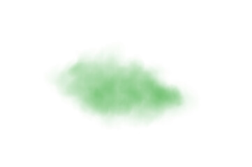 Green smog clouds on floor. Fog or smoke. Isolated transparent special effect. Morning fog over land or water surface. Magic haze. PNG.

