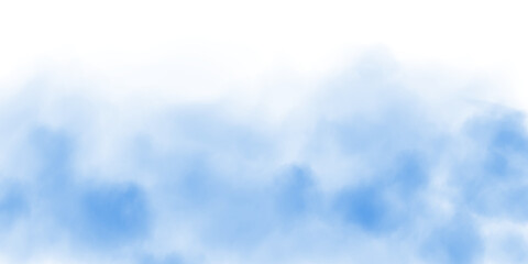 Blue smog clouds on floor. Fog or smoke. Isolated transparent special effect. Morning fog over land or water surface. Magic haze. PNG.

