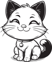 Whimsical Felines: Abstract and Cartoonish Cat Illustrations