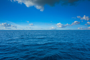 sea water and sky,perfect sky and water of ocean