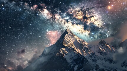 Milky Way masterpiece, a breathtaking sight to behold under the night sky.