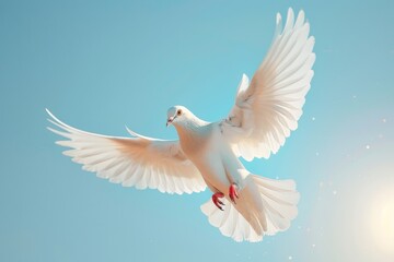 white dove or white pigeon carrying olive leaf branch,White dove flying on black background and Clipping path .freedom concept and international day
