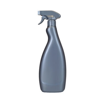 contenitore liquidi e prodotti chimici in plastica per pulizia con spruzzino ad anatra capacit&agrave; 750 ml colore grigio