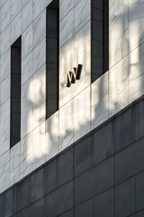 Modern and Sleek Presentation of the JW Sign in a Professional Context