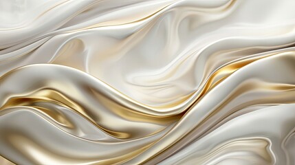 Golden Ripples: Opulent Wave Elegance