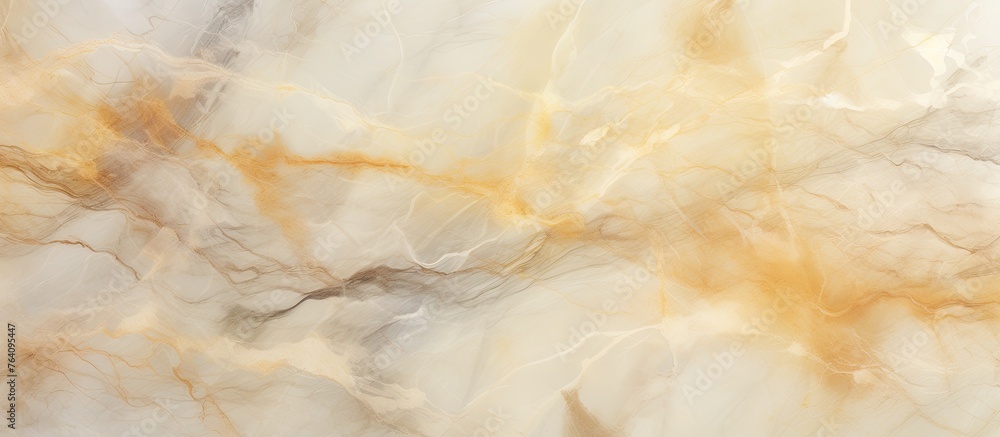 Poster an image of arafed marble featuring a distinctive pattern in brown and white colors