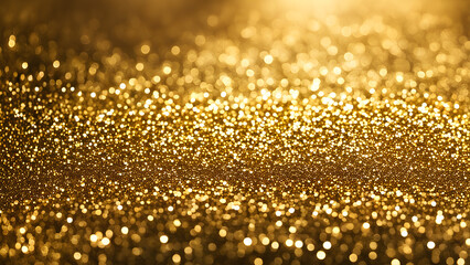 Abstract background composed of gold sand, golden abstract background, Christmas background
