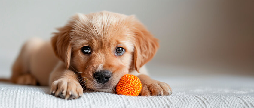 A Cute Puppy's Playful Adventures Captured