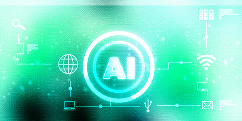 2d rendering Artificial Intelligence (AI) concept