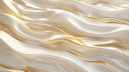 Obraz premium Golden Ripples: Opulent Wave Elegance