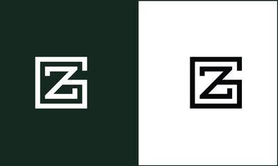 GZ, ZG, G, Z, Abstract letters Logo monogram