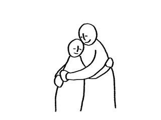 people hugging each other