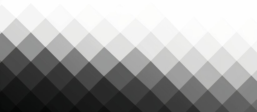Triangles gradient abstract white to black pattern background