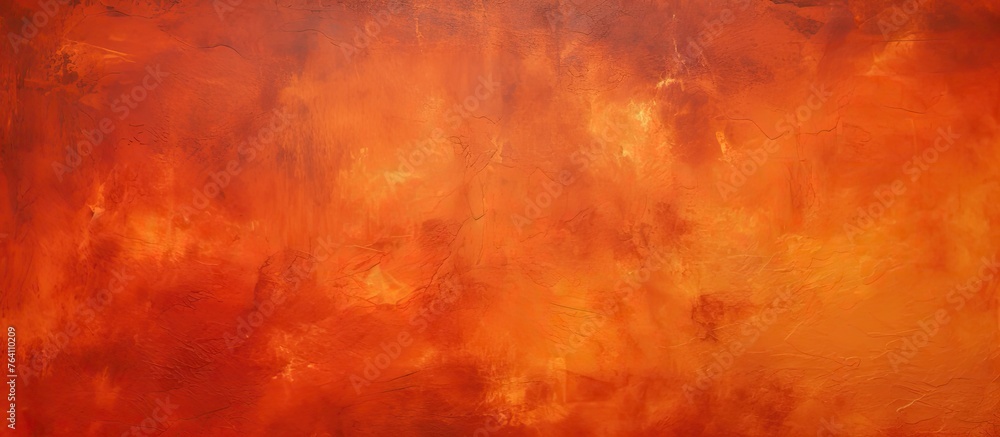 Aufkleber create an artwork with an orange color base featuring a distinct black and white border for a striki