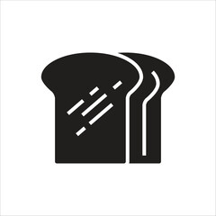 bread vector icon line new template