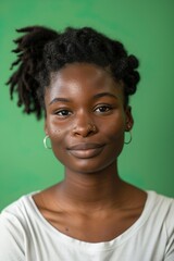 Retrato de chica africana. 