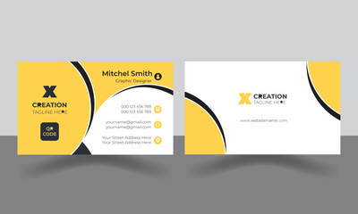 Modern Business Card - Creative and Clean double sided business card design.