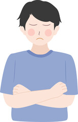 faceless character angry clipart