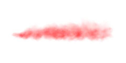 Red fog in slow motion. Realistic atmospheric red smoke. Red fume slowly floating rises up. PNG.
