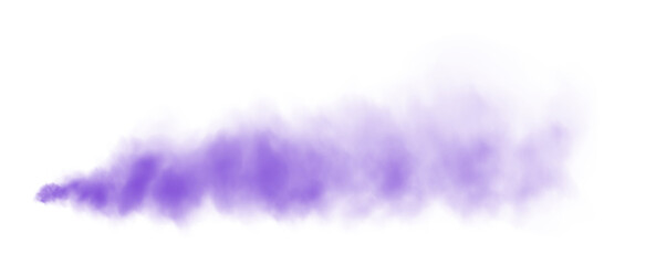 Purple fog in slow motion. Realistic atmospheric purole smoke. Red fume slowly floating rises up. PNG.
