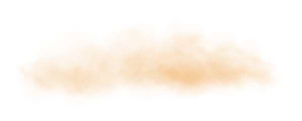 Yellow fog in slow motion. Realistic atmospheric yellow smoke. Red fume slowly floating rises up. PNG.
