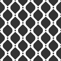 Seamless geometric pattern. Monochrome texture. Vector illustration