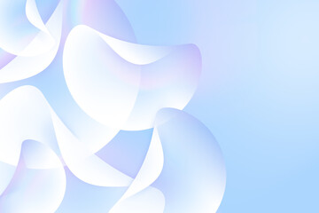 Abstract geometric circle gradient soft light blue with curve pattern wave background for graphic business background technology digital design web template background backdrop wallpaper bubbles