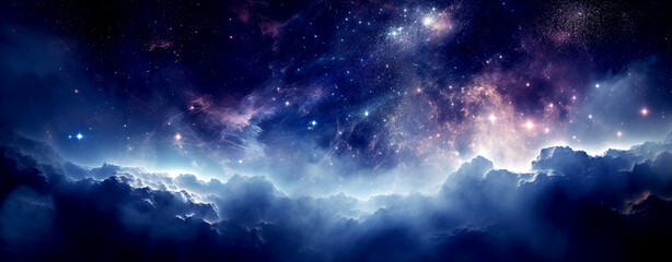 Infinite Universe - Mysterious Nebulous Galaxy - Astronomical Fantasy