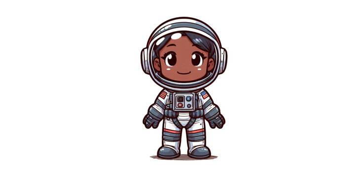 astrnaut cartoon character icon image