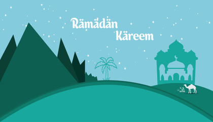 Beautiful holy month Ramadan background
