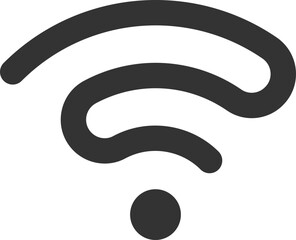 Free wi fi icon. Connection zone wifi vector symbol. Radio waves signal.