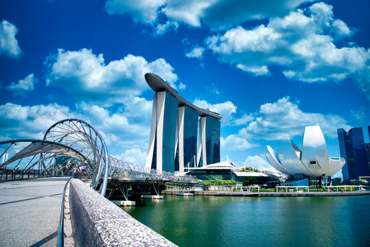 Singapore cityscape Modern building at daytime in Singapore.