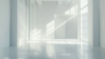 Obraz premium Interior of empty room background 3d render.