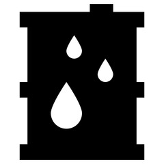 oil barrel icon, simple vector design