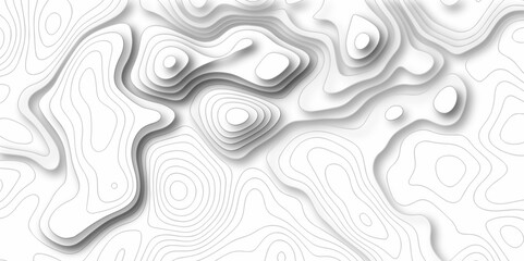 Abstract lines background. Contour maps. Vector illustration, Topo contour map on white background, Topographic contour lines. Seamless pattern with lines Topographic map. Geographic mountain relief.