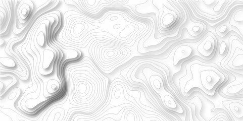 Abstract lines background. Contour maps. Vector illustration, Topo contour map on white background, Topographic contour lines. Seamless pattern with lines Topographic map. Geographic mountain relief.