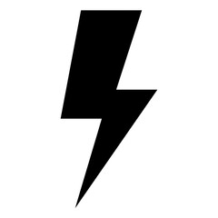 lightning icon png  - obrazy, fototapety, plakaty